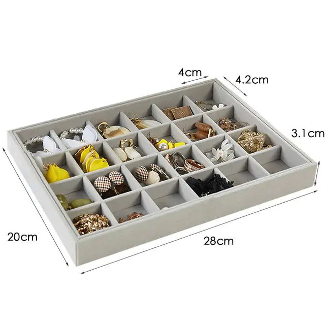 Velvet Jewellery Organizer